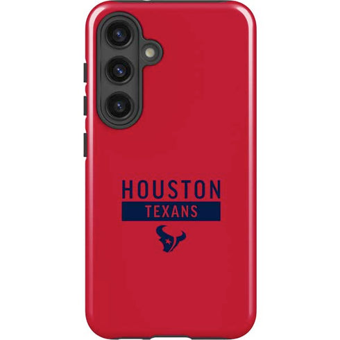 NFL Houston Texans Red Performance Series Galaxy S25 Impact Case